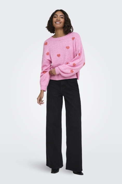 Only roze dames trui | Model