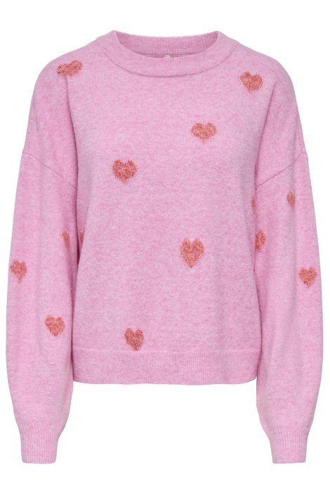 Only roze dames trui | Vooraanzicht