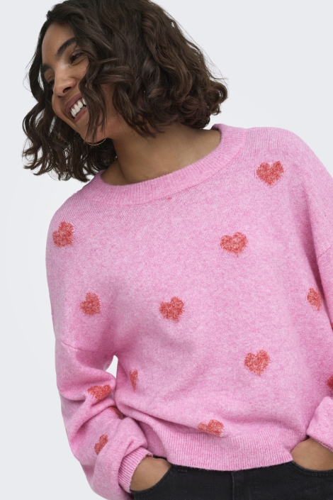 Only roze dames trui | Close up
