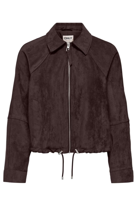 Only bruine dames jas | Vooraanzicht