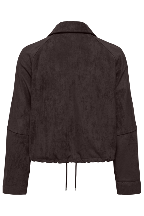 Only bruine dames jas | Achteraanzicht