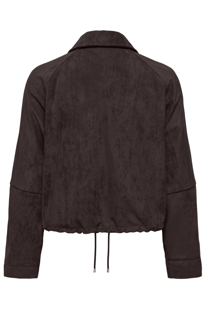 Only bruine dames jas | Achteraanzicht