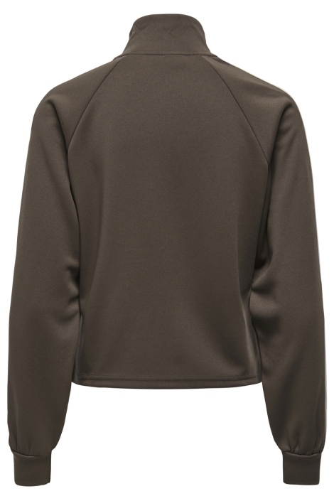Only bruine dames vest | Achteraanzicht