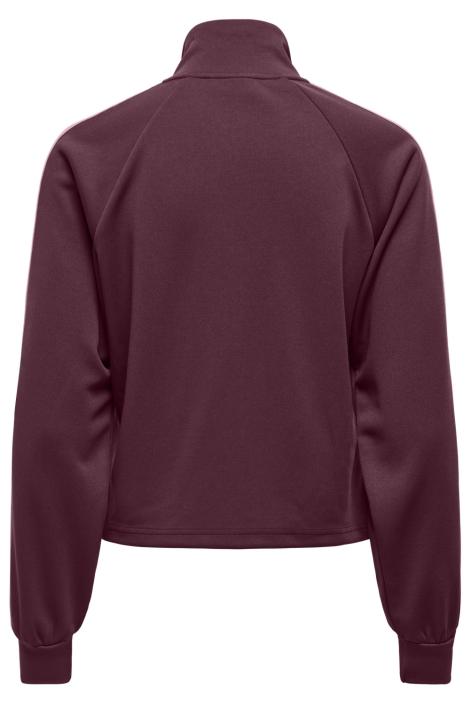 Only bordeaux dames vest | Achteraanzicht