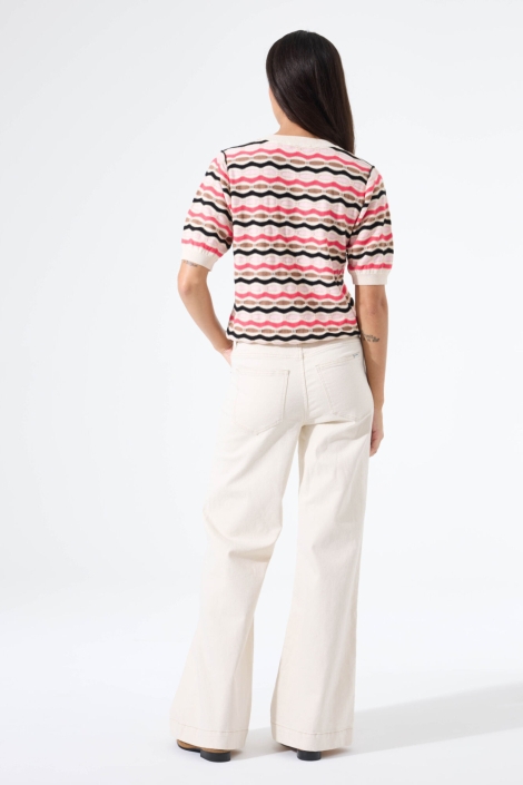 Garcia beige dames trui | Model