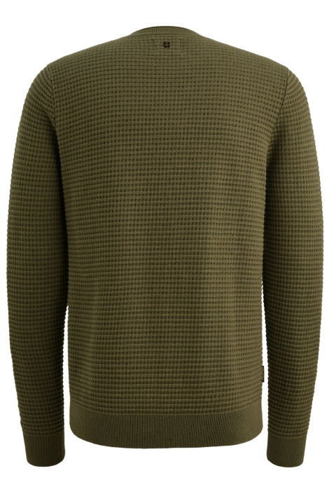 PME legend groene heren trui | Achteraanzicht