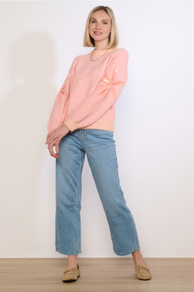 LolaLiza oranje dames trui | Model