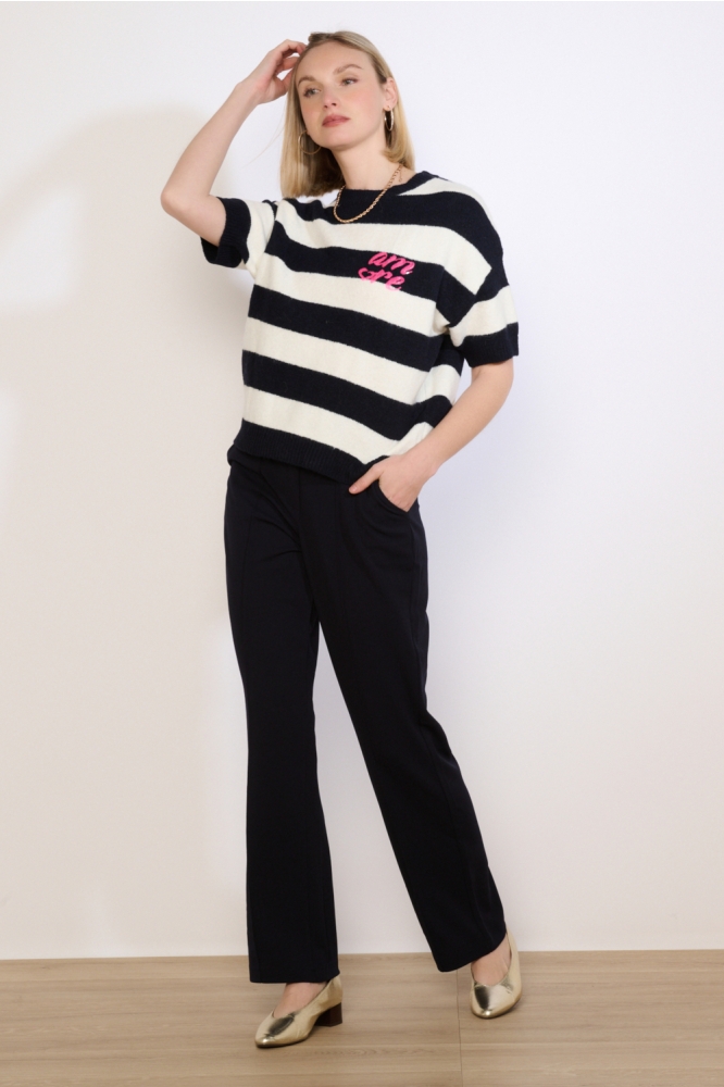 LolaLiza blauwe dames trui | Model