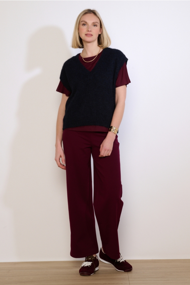 LolaLiza blauwe dames trui | Model