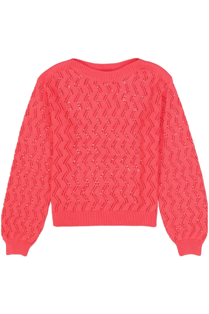 Garcia roze dames trui | Vooraanzicht