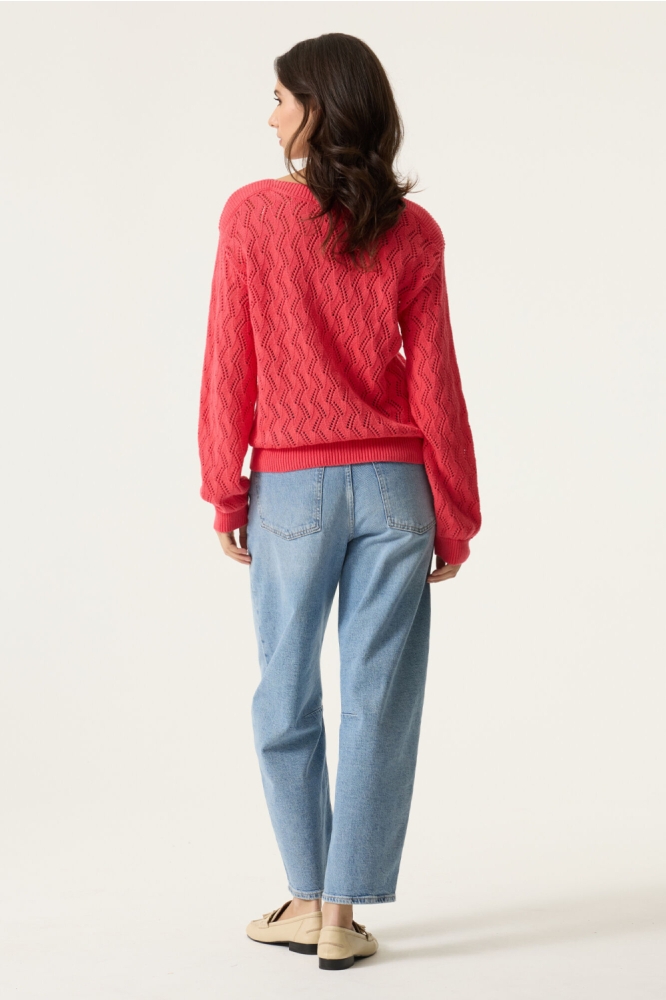 Garcia roze dames trui | Model