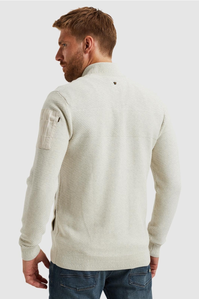 PME legend beige heren vest | Model achteraanzicht