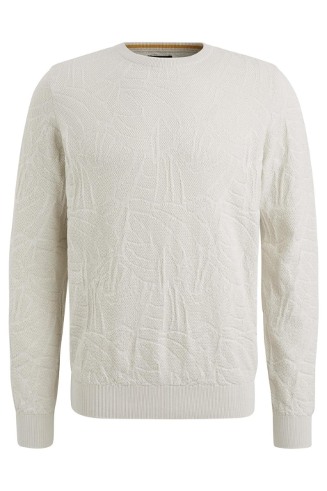 PME legend beige heren trui | Vooraanzicht