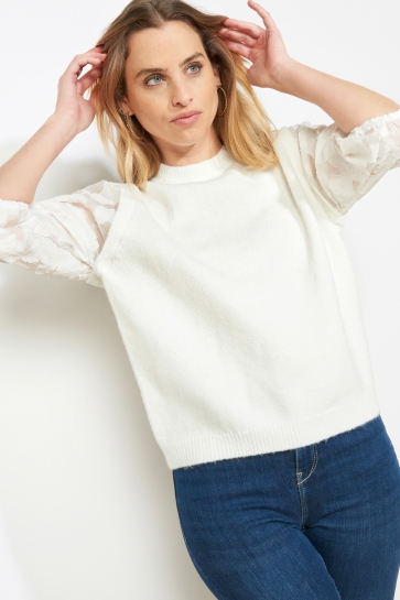 LolaLiza N SLEEVE 1F 04007166 VANILLA WHITE