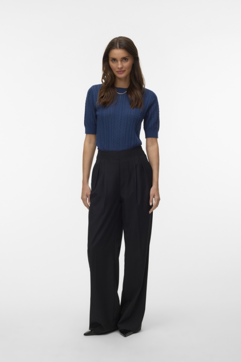 Vero Moda blauwe dames trui | Model