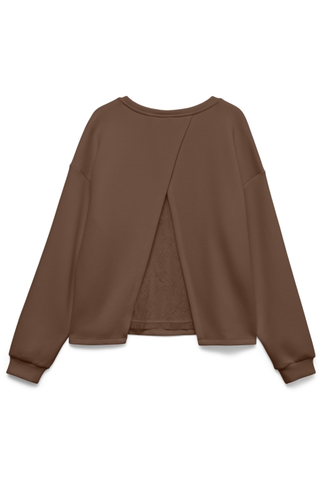Vero Moda bruine dames sweater | Achteraanzicht