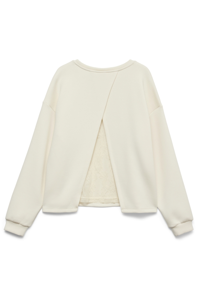 Vero Moda beige dames sweater | Achteraanzicht