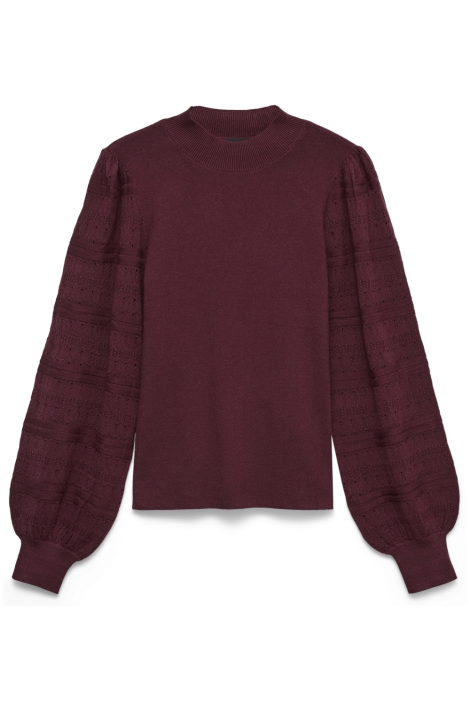 Vero Moda bordeaux dames trui | Vooraanzicht
