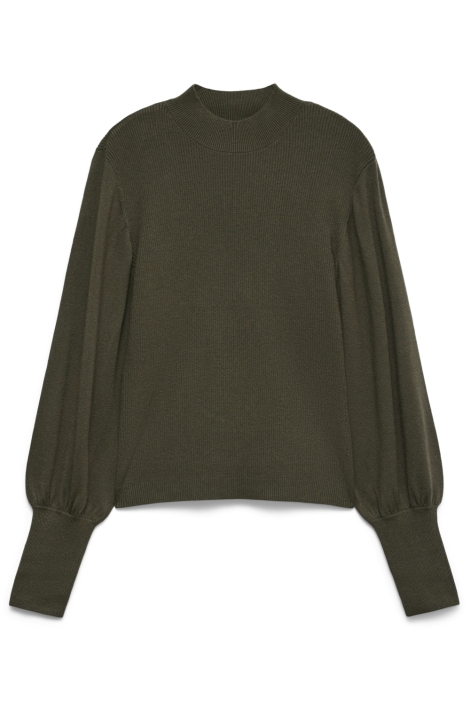 Vero Moda groene dames trui | Vooraanzicht