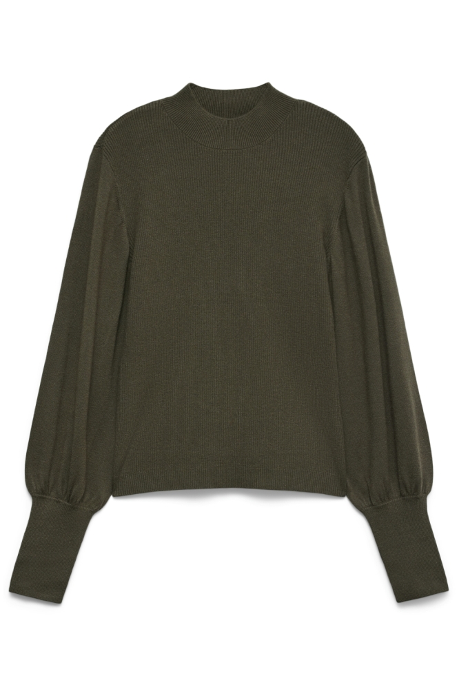 Vero Moda groene dames trui | Vooraanzicht