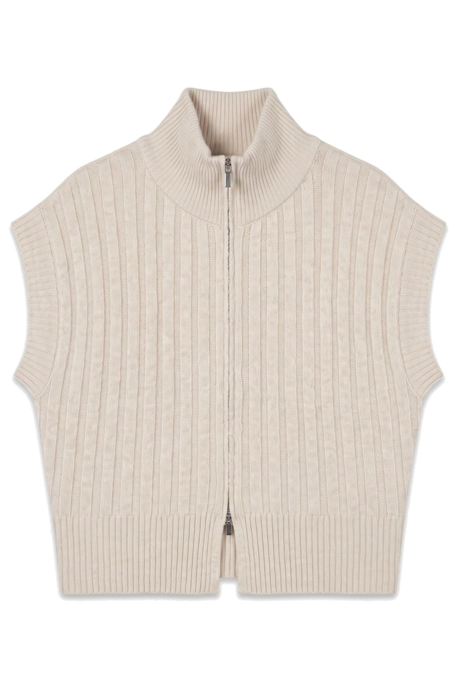 Vero Moda beige dames vest | Vooraanzicht