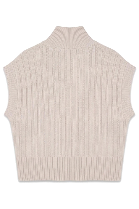 Vero Moda beige dames vest | Achteraanzicht