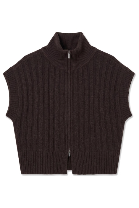 Vero Moda bruine dames vest | Vooraanzicht