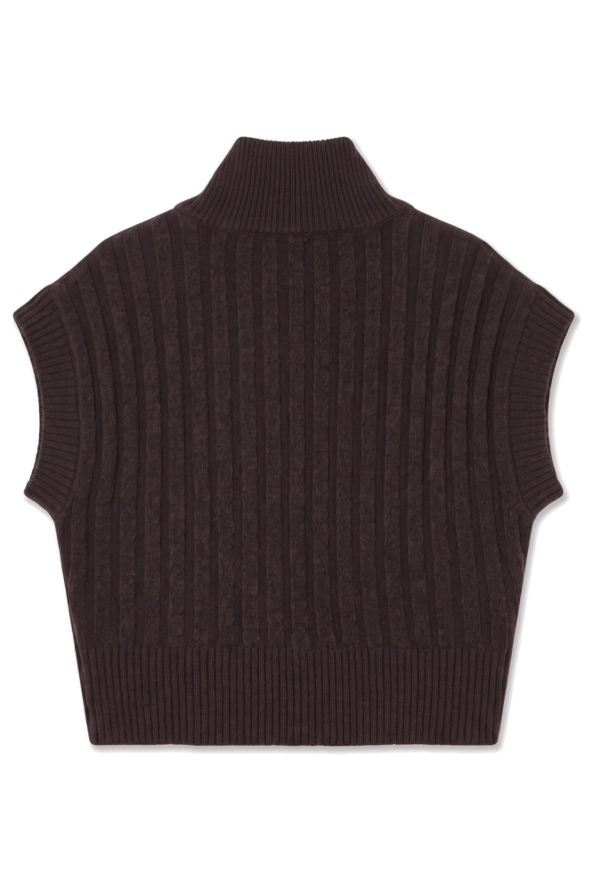 Vero Moda bruine dames vest | Achteraanzicht