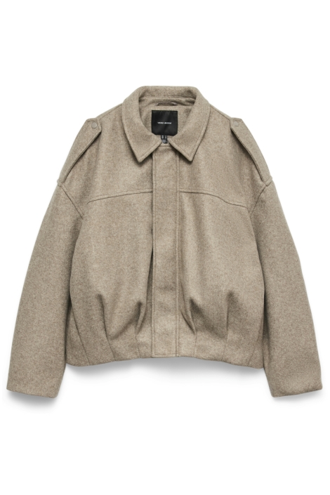 Vero Moda camel dames vest | Vooraanzicht