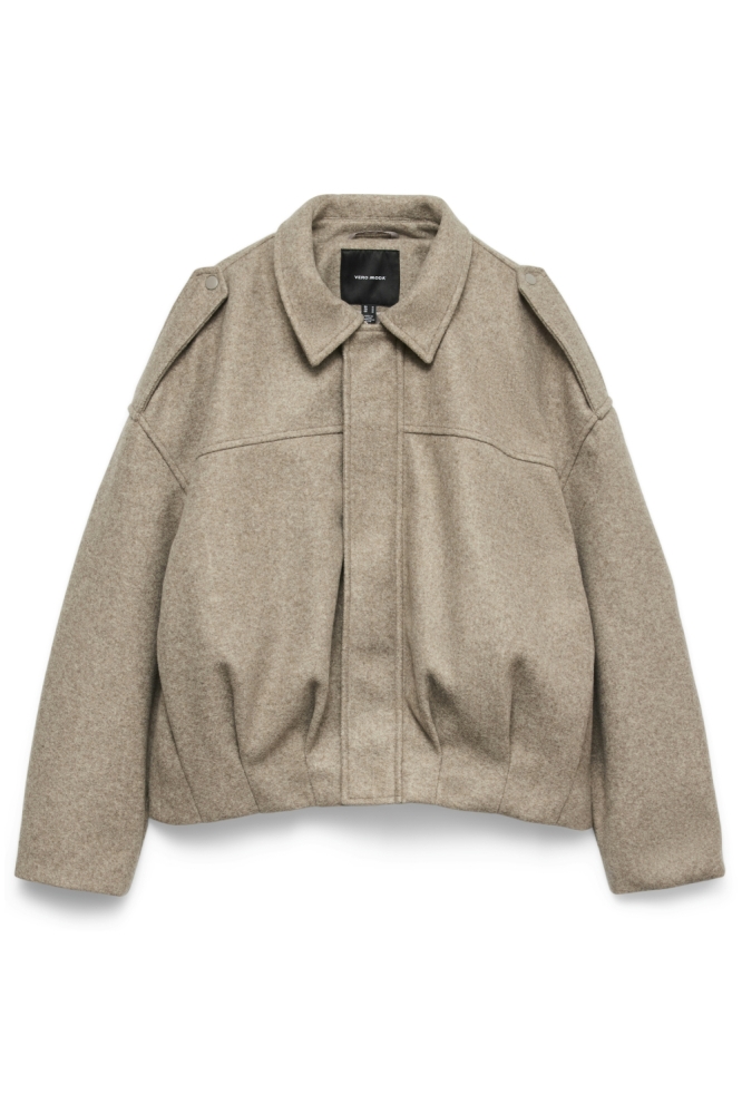 Vero Moda camel dames vest | Vooraanzicht