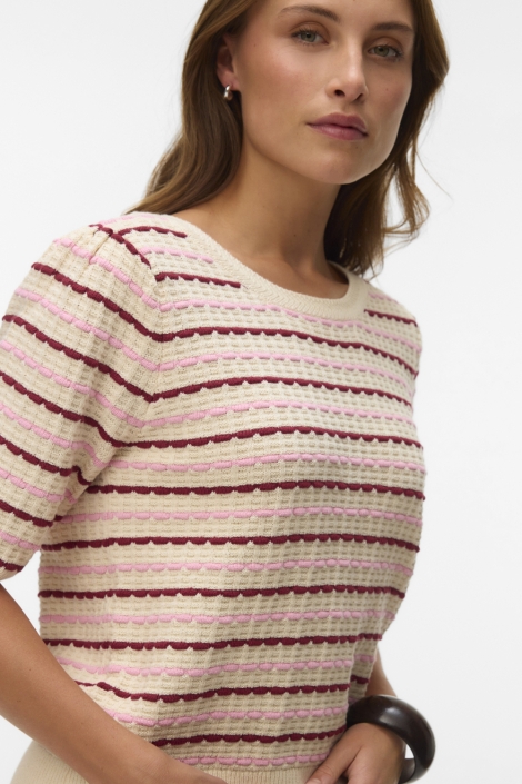 Vero Moda beige dames trui | Close up