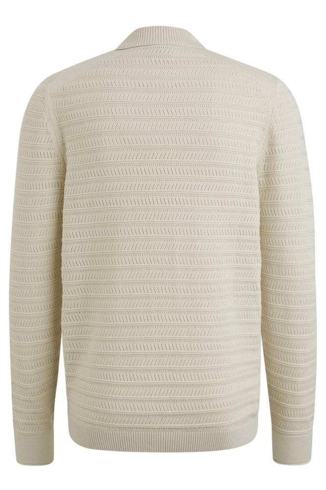 Cast Iron beige heren vest | Achteraanzicht