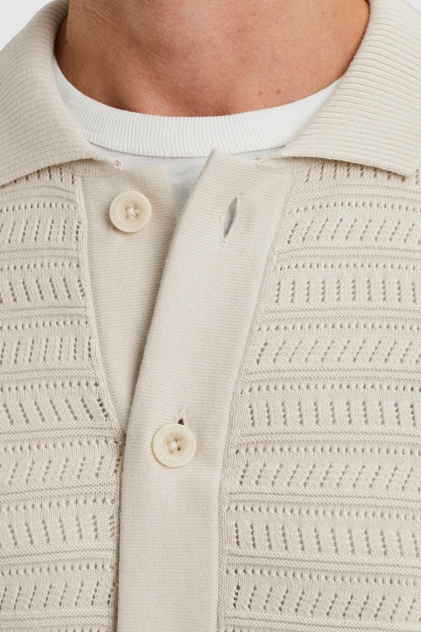 Cast Iron beige heren vest | Kleurstaal