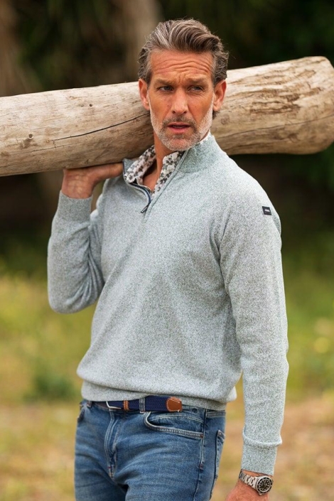 NZA groene heren trui | Sfeerbeeld, In situatie