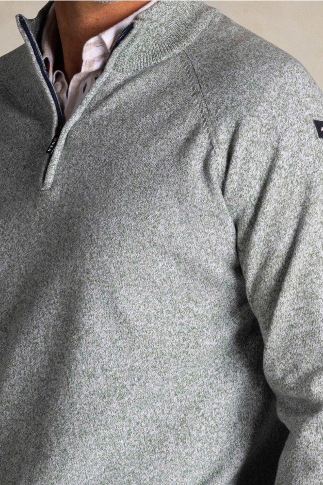 NZA groene heren trui | Close up