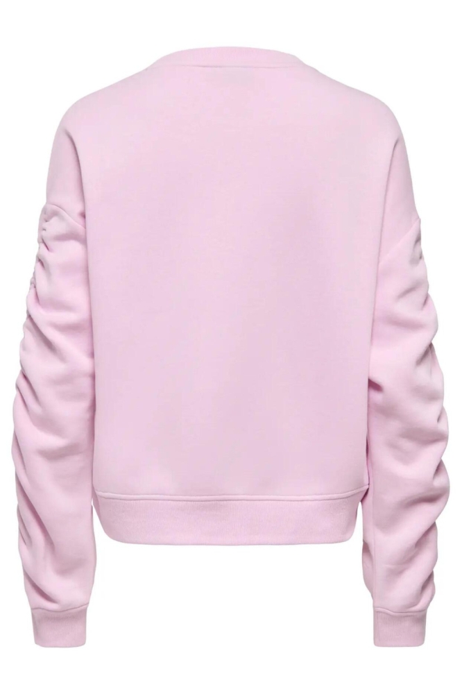 Only roze dames sweater | Achteraanzicht
