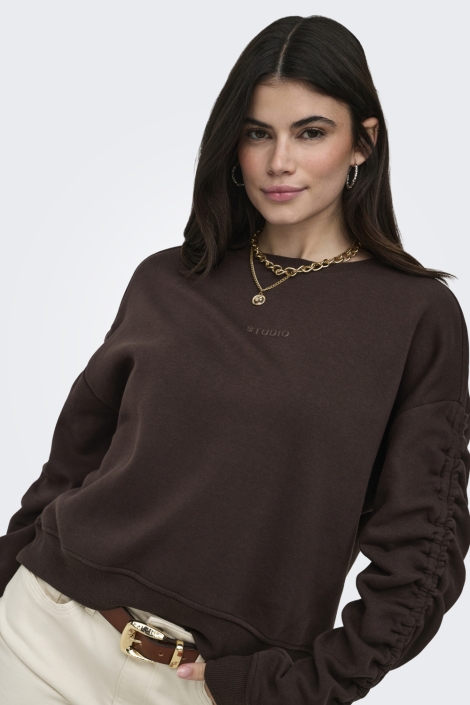 Only bruine dames sweater | Model