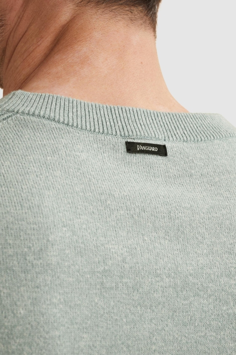 Vanguard blauwe heren trui | Kleurstaal