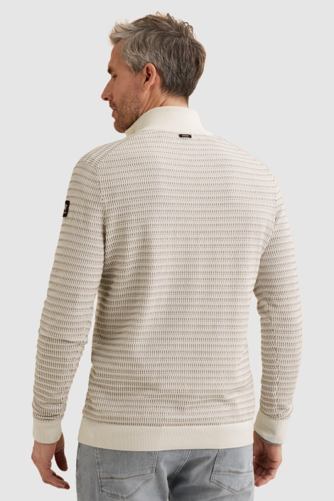 Vanguard witte heren trui | Model achteraanzicht