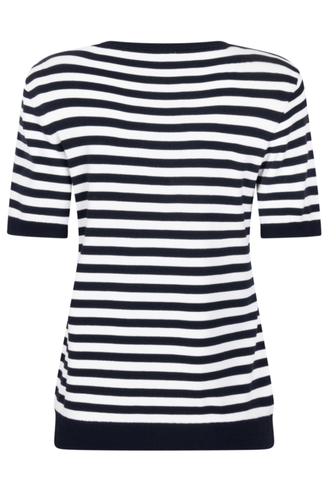 Zoso blauwe dames t-shirt | Achteraanzicht