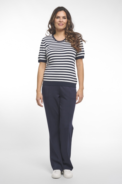 Zoso blauwe dames t-shirt | Model