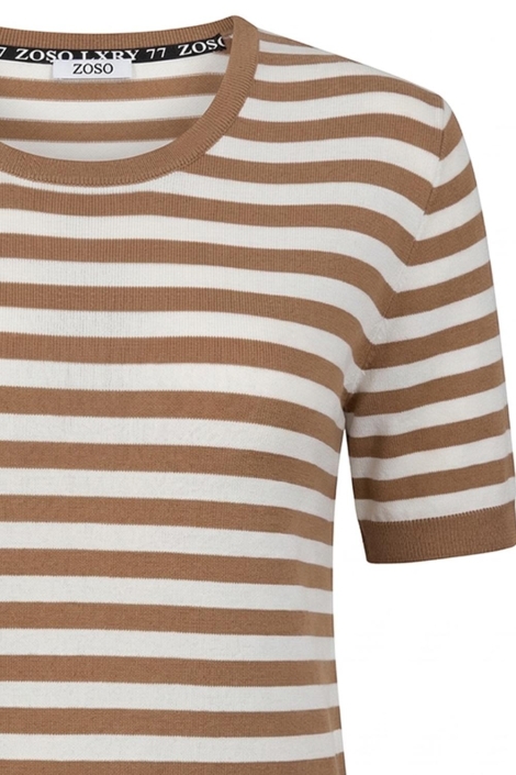 Zoso witte dames t-shirt | Close up