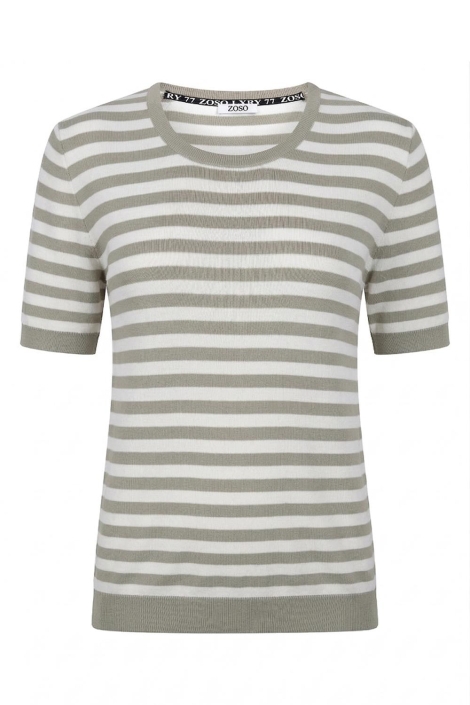 Zoso witte dames t-shirt | Vooraanzicht