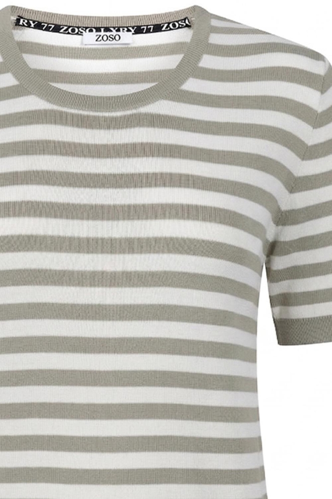 Zoso witte dames t-shirt | Close up