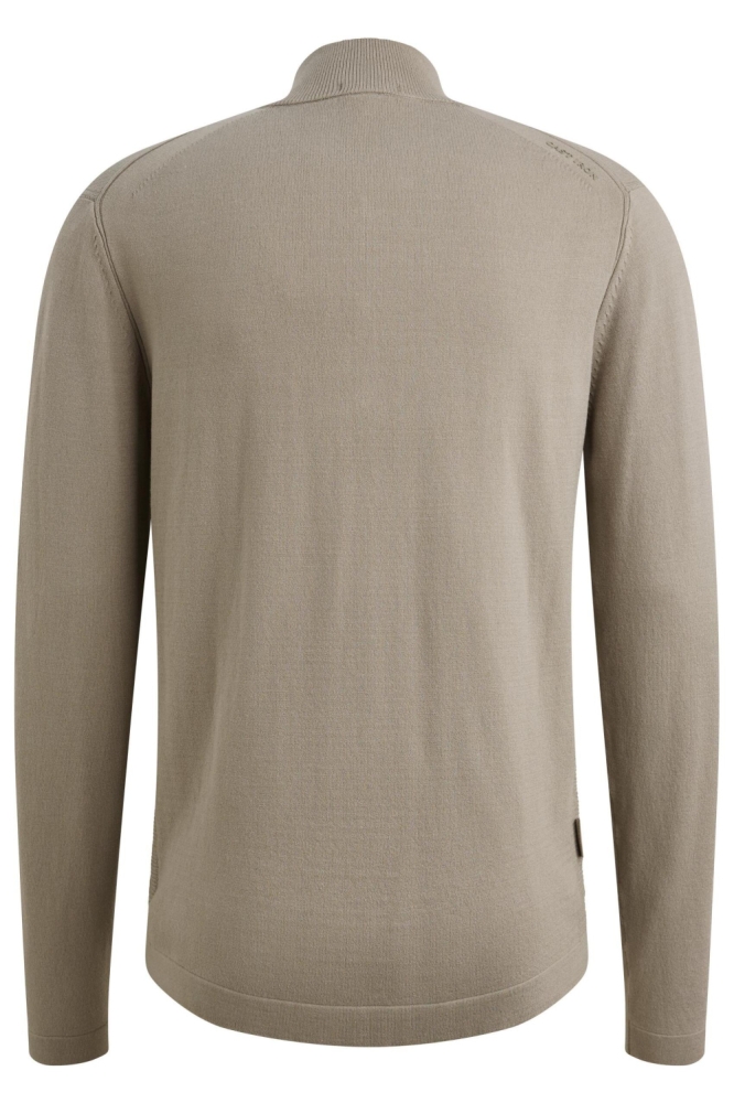 Cast Iron groene heren trui | Achteraanzicht