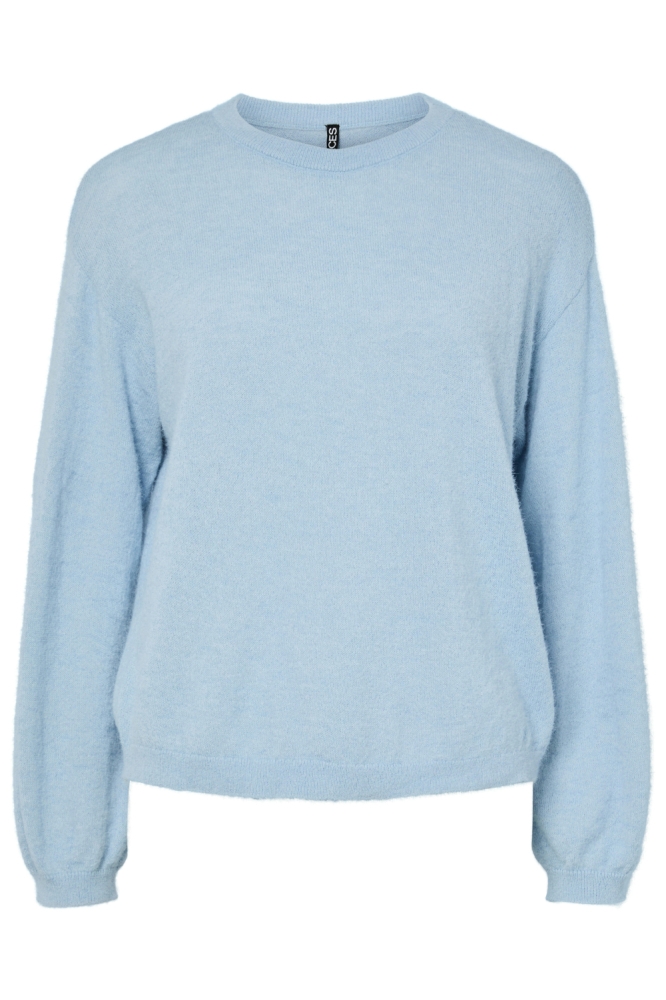 Pieces blauwe dames trui | Vooraanzicht