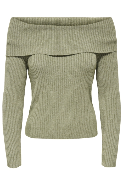 Only groene dames trui | Vooraanzicht