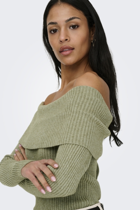 Only groene dames trui | Close up