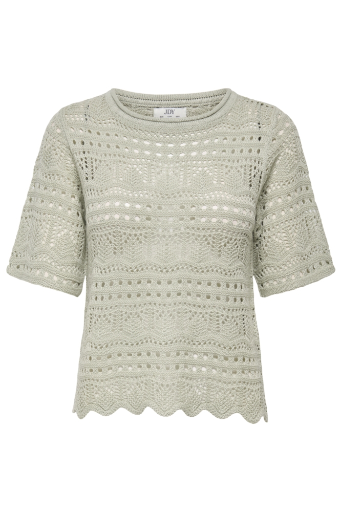 Jacqueline de Yong groene dames trui | Vooraanzicht