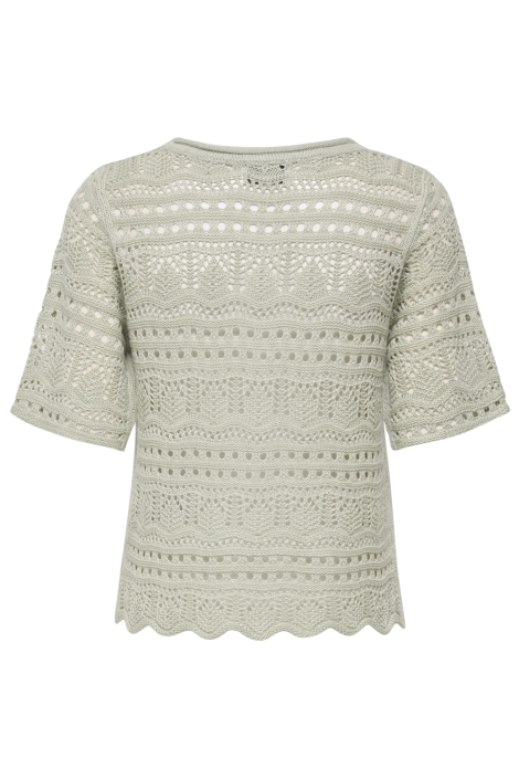 Jacqueline de Yong groene dames trui | Achteraanzicht